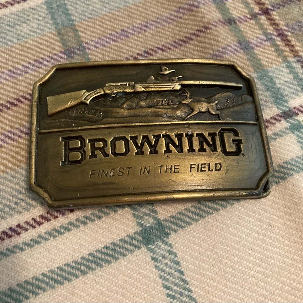 Vintage Browning Belt Buckle
